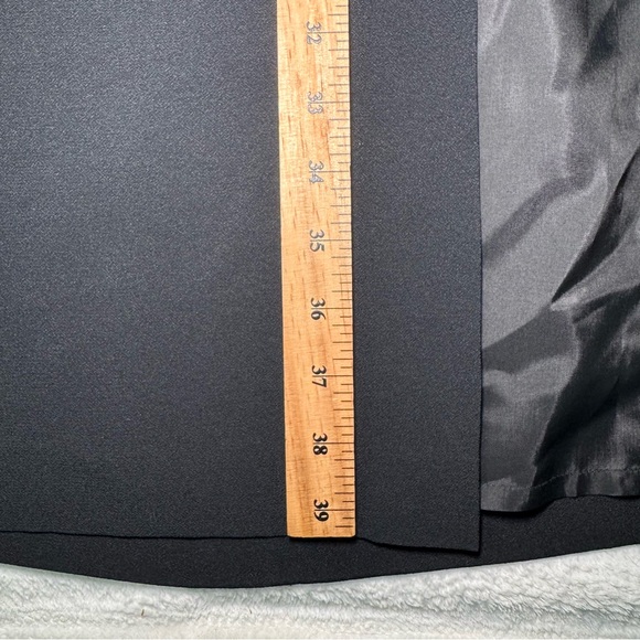 Vintage 80s 90s Black Blazer Jacket and Skirt Suit Set with Lace Details, Office - Picture 16 of 16